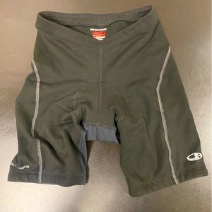 Black Icebreaker wook biker shorts. Size Medium.